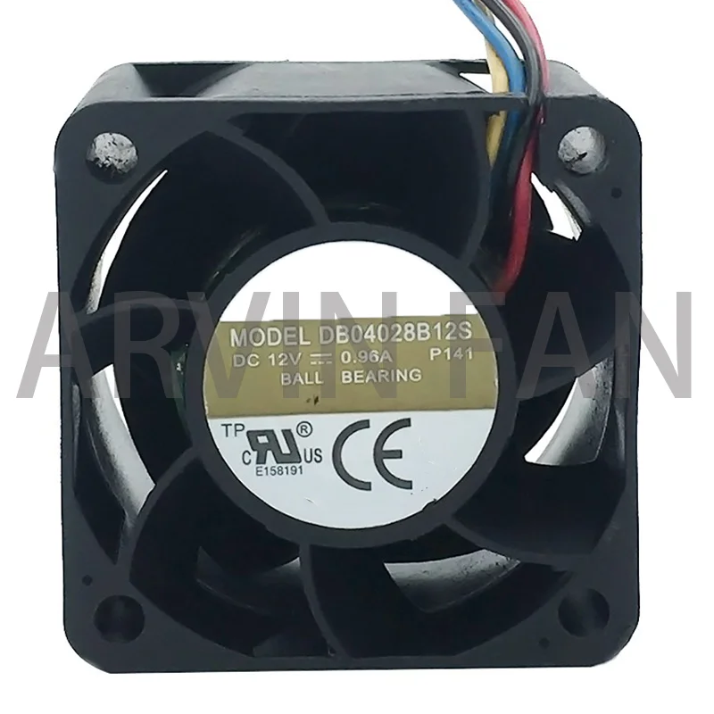 New DB04028B12S 12V 0.96A 4CM 40mm 4028  4 Wres Server Cooling Fan Violence 40*40*28MM