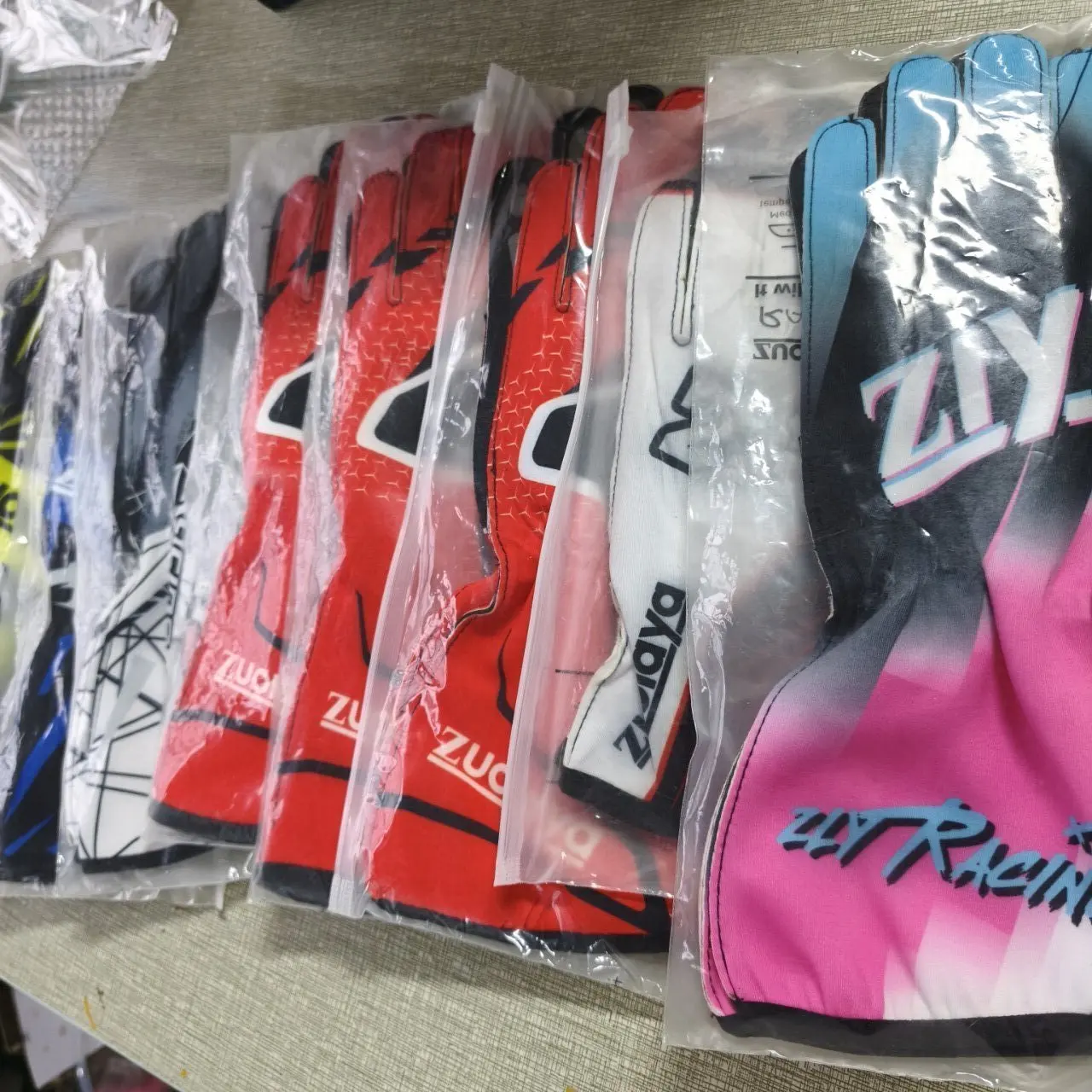 12PC Kart Gloves Cool Racing Gloves moto glove