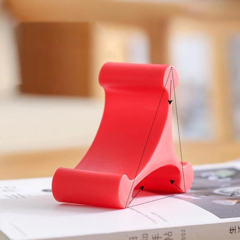 62ka สมาร์ทโฟนสามเหลี่ยมที่ถือ anti แท็บเล็ต/โทรศัพท์มือถือขาตั้งหลายมุมตัวยึดสากลสำหรับอุปกรณ์ภายใต้ 12.9