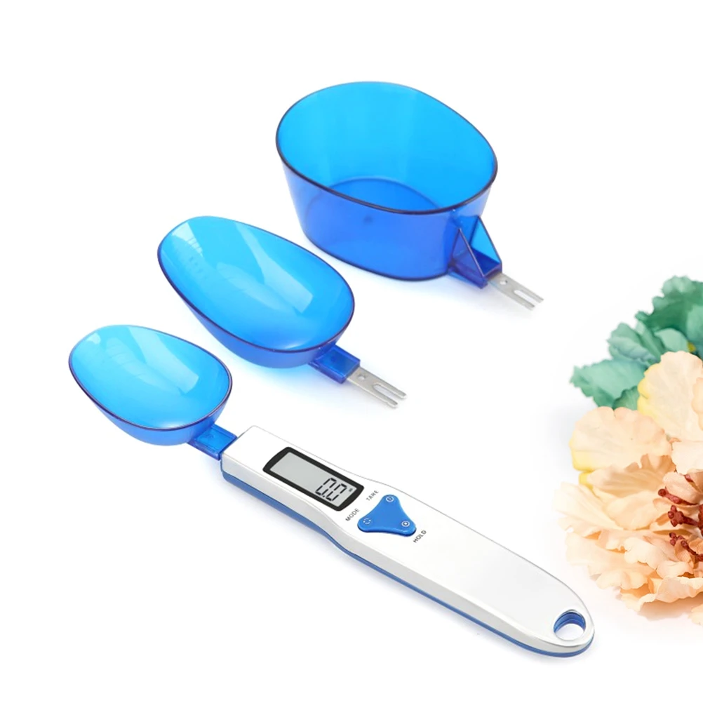 

Digital Spoon Scale Kitchen 3 Replaceable Spoon Heads 0.1G Accuracy 500G Capacity Operated Aaa Lcd Display Electronic