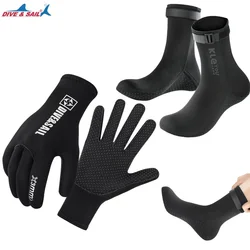 3mm/5mm Neoprene Diving Gloves for Men Women Winter Surfing Snorkeling Canoe Gloves for Men Women Surfing Snorkeling