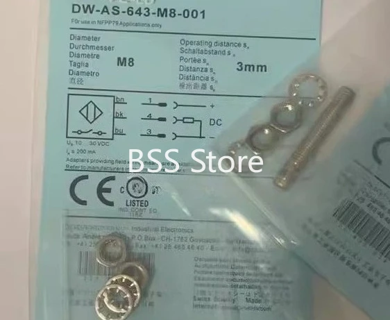

DW-AS-631-M8-001 DW-AS-633-M8-001 DW-AS-643-M8-001 DW-AS-653-M8-001 Индуктивный датчик приближения