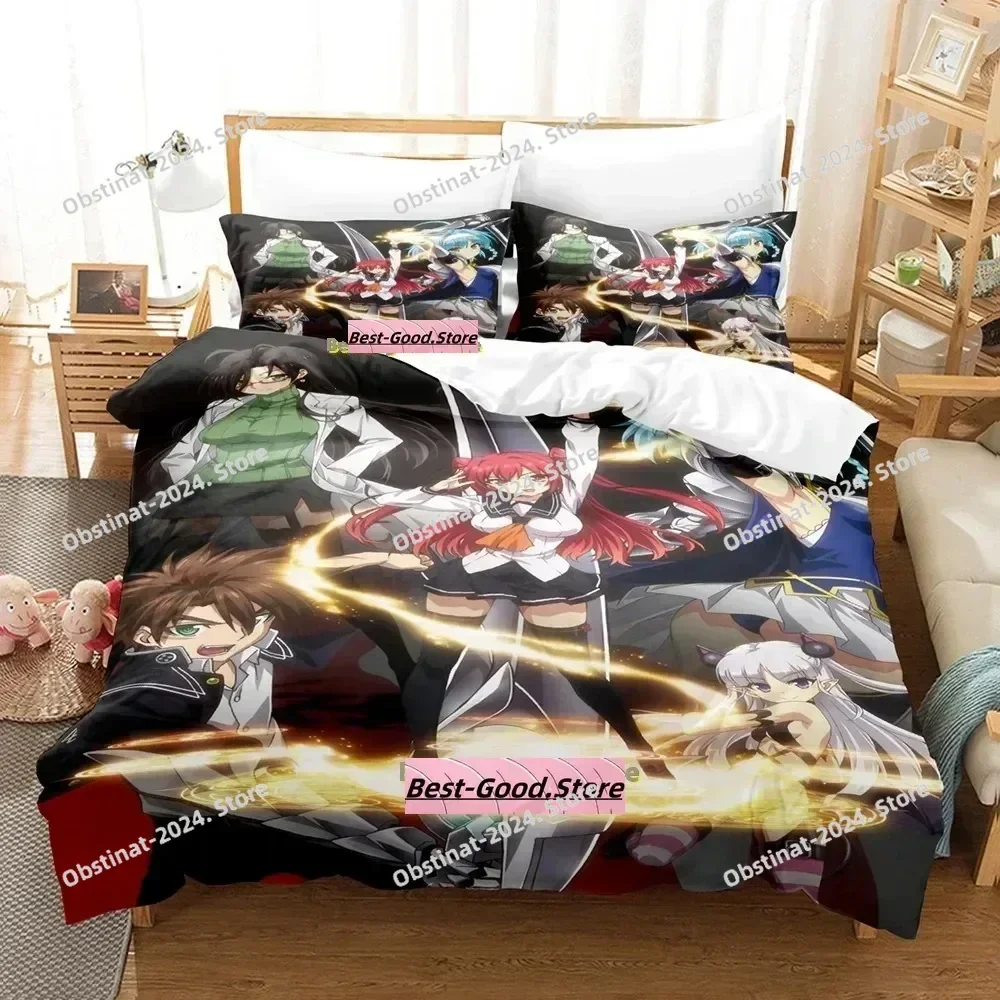 Shinmai Maou No Testament Bedding Set Single Twin Full Queen King Size Bed Set Adult Kid Bedroom Duvetcover Sets Anime Bed Sheet