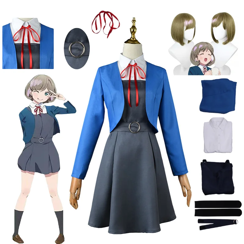 LOVELIVE! SUPERSTAR!! Tang Keke Cosplay Costume Set Liella Shibuya Anime Manga Japanese School Uniform JK Costumized Outfit