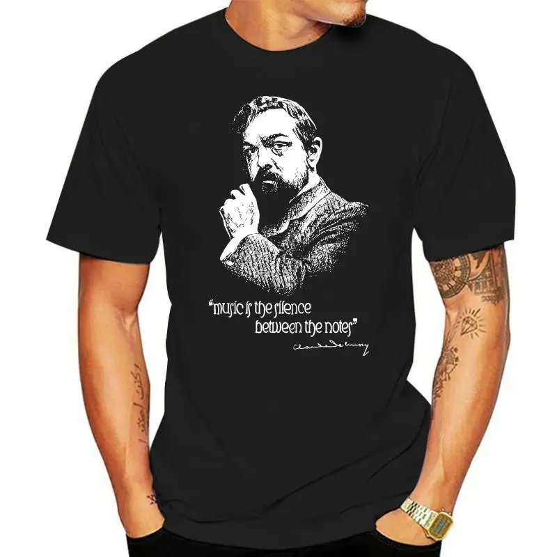 Claude Debussy T Shirt Music Is The Silence Between The Notes OldSkoolHooligans T-Shirt Gift More Size and Colors Top Tee