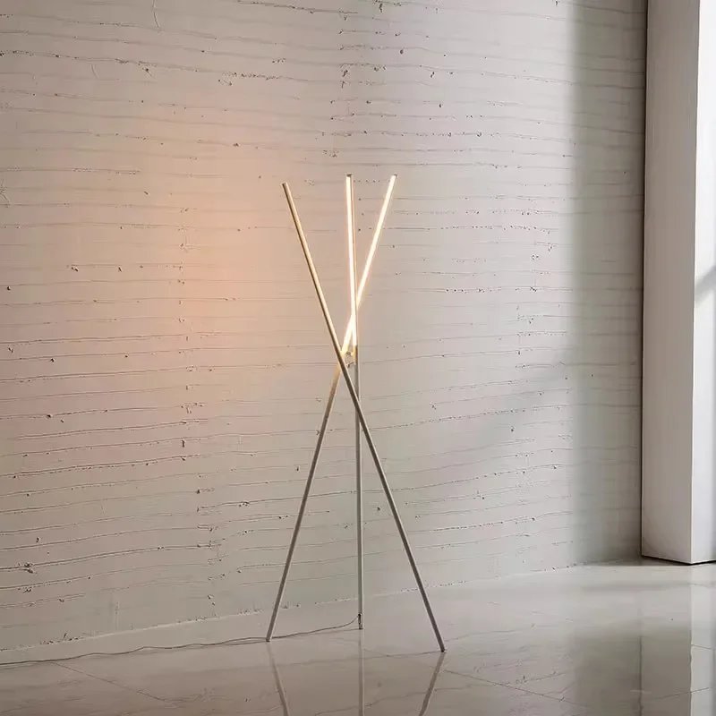 Modern Minimalism Led Floor Light Living Room Sofaside Creativity Atmosphere Floor Lamps Bedroom Foot Switch Lighting Fixtures