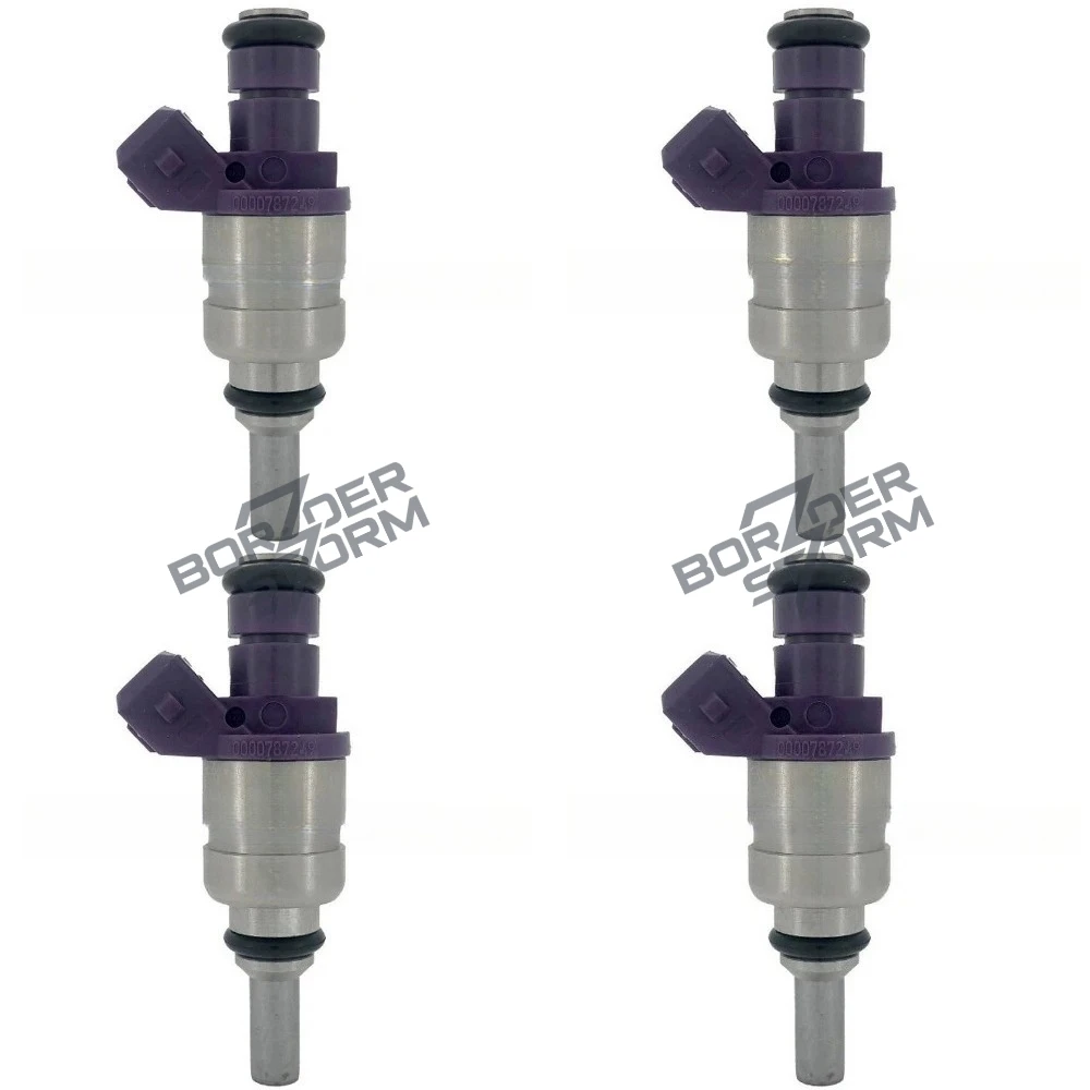 4Pcs Fuel Injector Set A0000787249 Fit For Mercedes Benz C-Class W203 CL203 C230K SLK230 R170 2.3L Kompressor Engine Nozzles