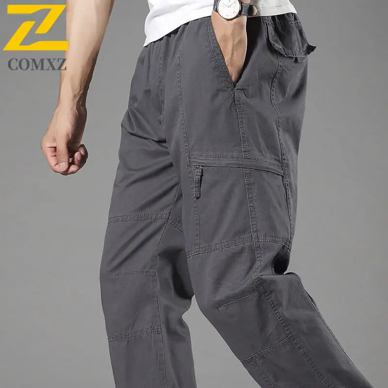 Classic Men's Cargo Pants 2025 New Autumn Trendy Cycling Camping Lightweight Durable Trousers Mountain Trekking Utility Pants
