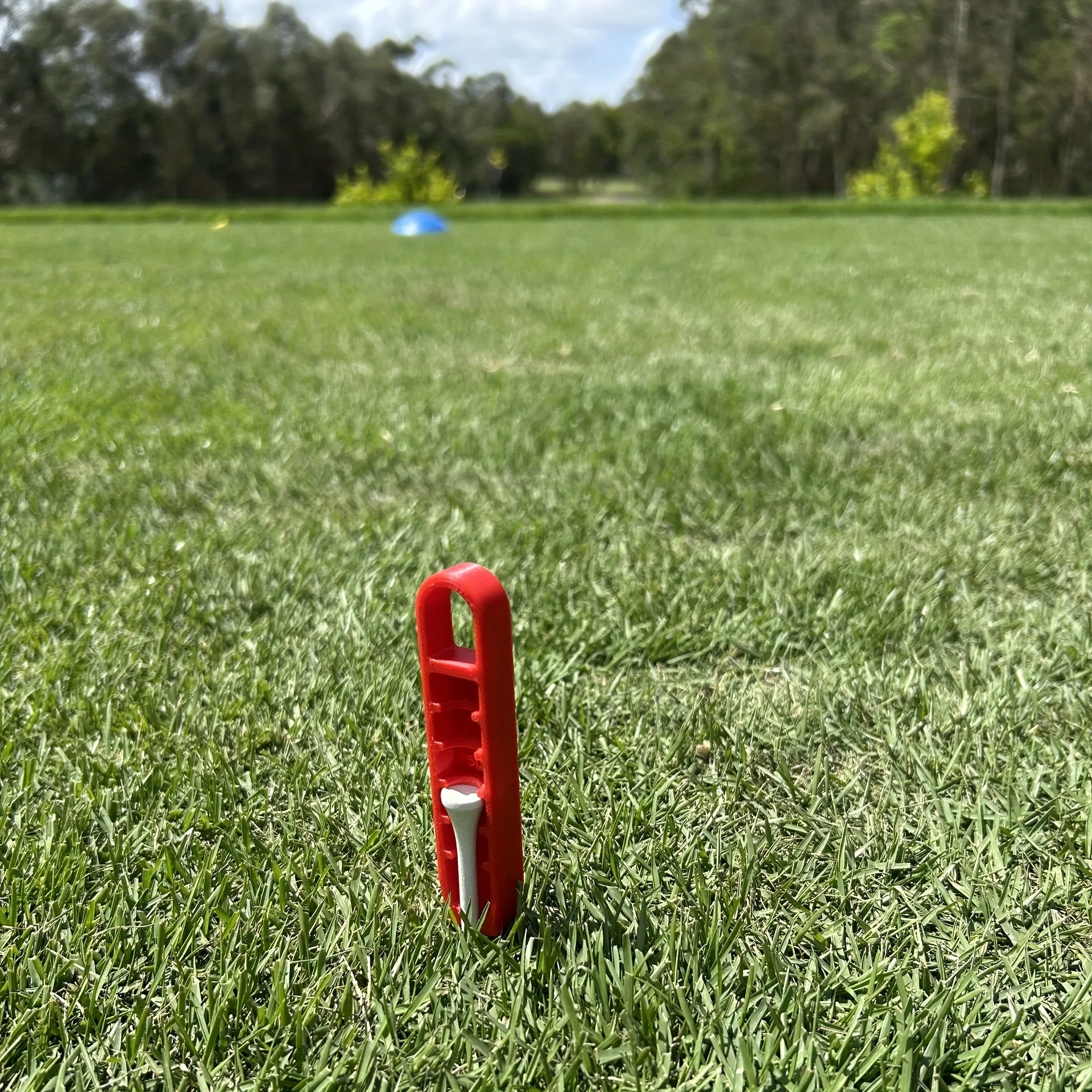 Easy-Grip Adjustable Golf Tee Depth Setter & Puller - Durable Ps Material, Precision Height Adjustment and Lifter