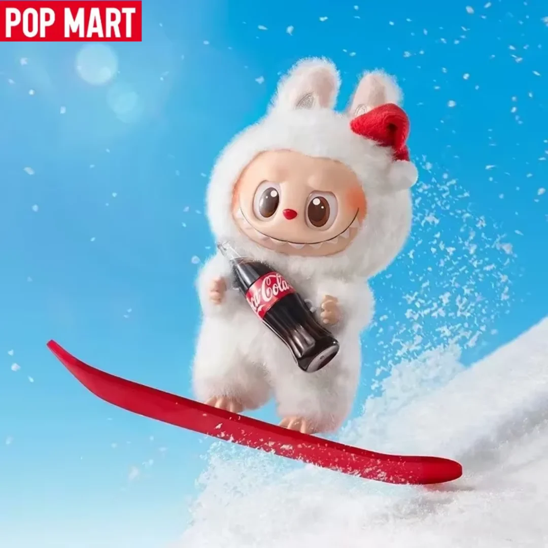 

POP MART LABUBU THE MONSTERS COCA-COLA Series Виниловая лицевая глухая коробка Игрушка Девушка праздничный подарок Аниме Фигурка Mystery Box Куклы