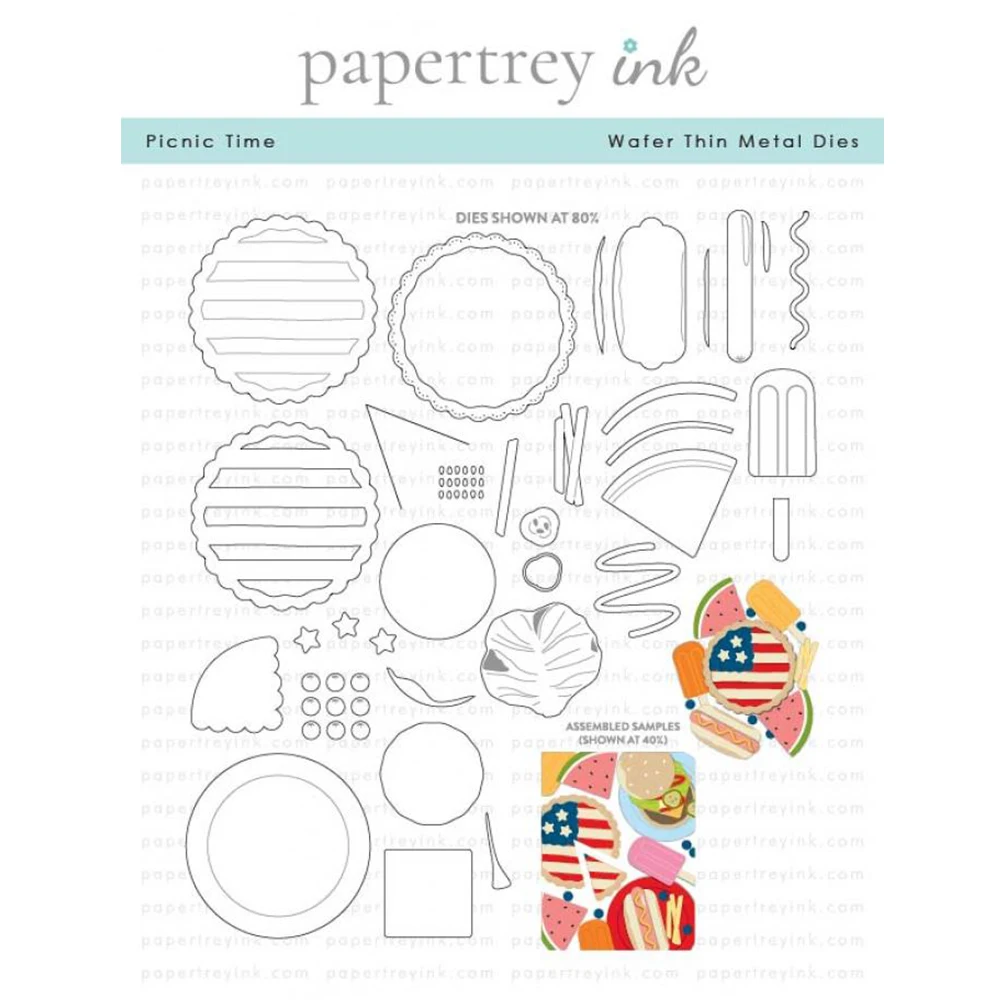 

Picnic Time Cutting Dies for DIY Album Decoration Scrapbooking Holiday Greeting Cards Embossing Crafts
