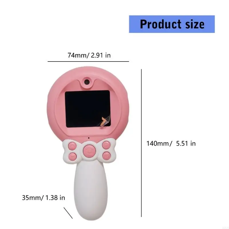 تتميز كاميرا لعبة العصا السحرية للأطفال بمستشعر CMOS بتصميم بيد واحدة، عملية سهلة للأطفال الصغار A2UB