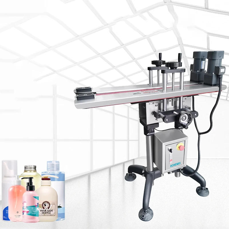 สายพานลำเลียงขวดแก้ว สายพานลำเลียงขวดพลาสติก สายการผลิตบรรจุและติดฉลาก (แบบกำหนดเอง)