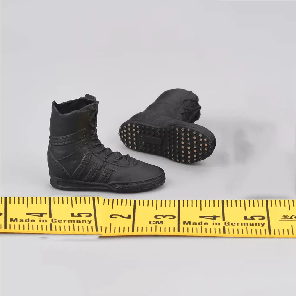 Preto sólido sapato botas brinquedos, figura de ação, 6 "herói durão, Agente Jet Li Kung Fu, PC028, coletar, 1:12 pcs