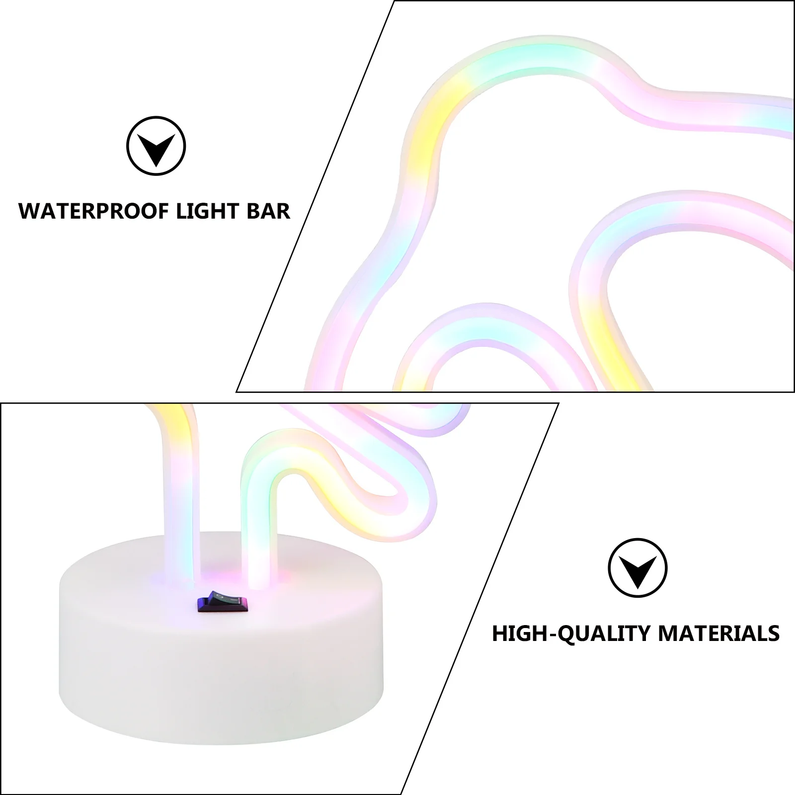 

1Pcs LED Neon Light Waterproof High Brightness Toucan Shape Bedside Desk Lamp Decorative Atmosphere Light for Home Hotel Party