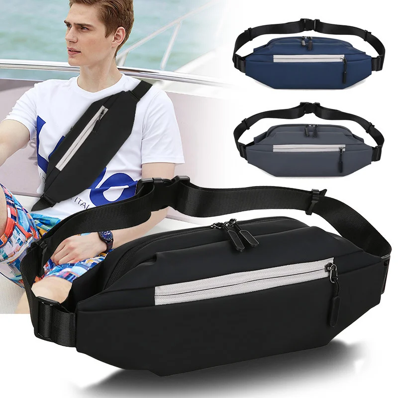 

Fashion Oxford Men's Chest Packs Casual Outdoor Sport Waist Bags Male Anti-theft Waterproof Crossbody Unisex Shoulder