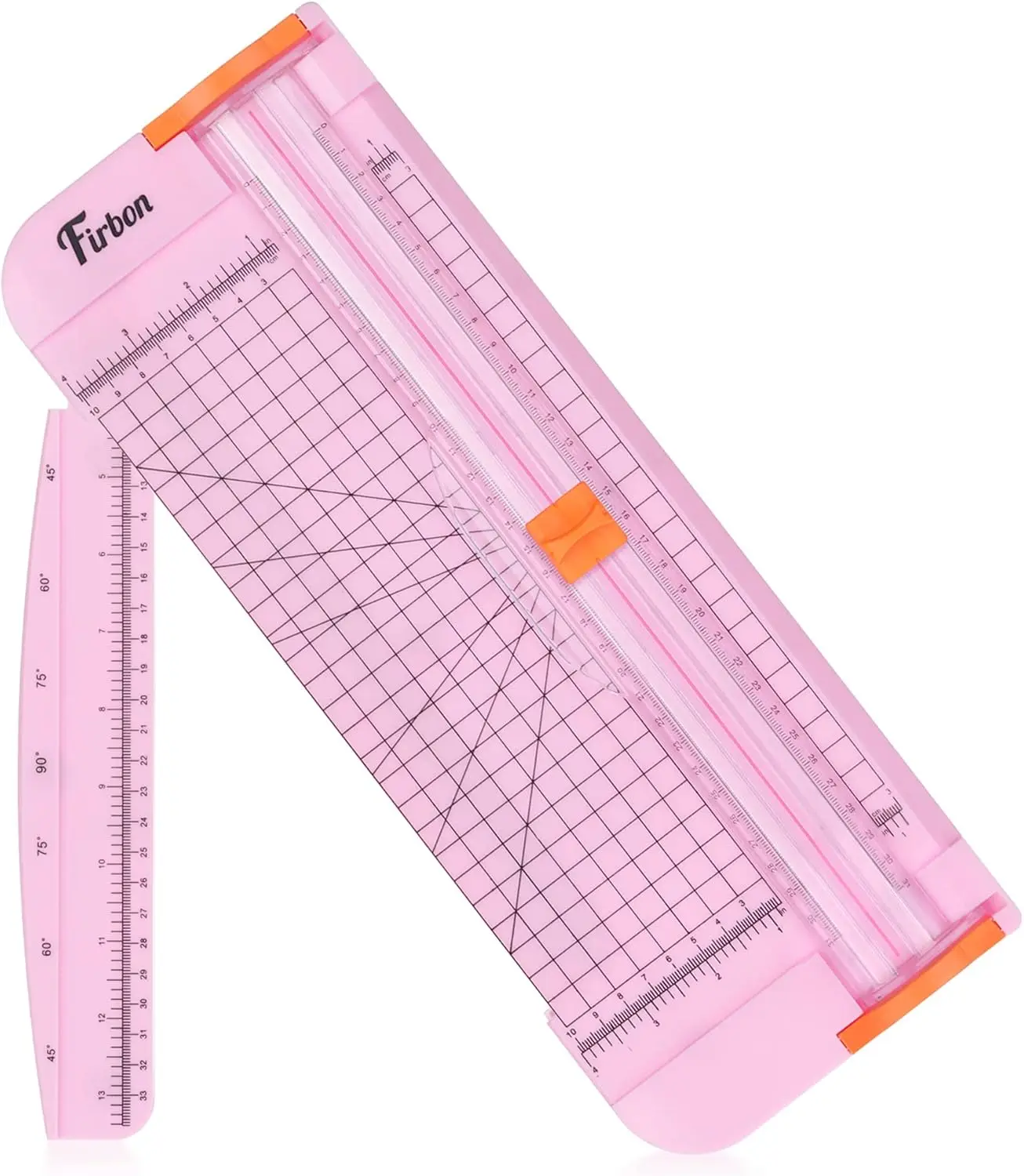

A4 Paper Cutter 12 Inch Titanium Straight Paper Trimmer with Side Ruler for Scrapbooking Craft, Paper, Coupon, Label, Cardstock(Pink)