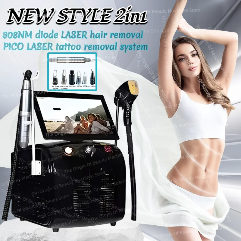 

808 Диодный лазерный аппарат для удаления волос 4-волновой безболезненный постоянный портативный 4000 Вт устройство сопрано титан