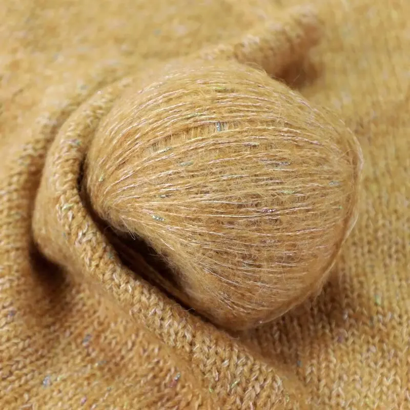300 g verleiht bunte Knoten, Wolle und Mohairgarn, Materialien zum Selbermachen, Pullover für Männer und Frauen im gestrickten Herbst und Winter, Schals, Hüte, Schals, Tücher, Kleidungsdekoration,