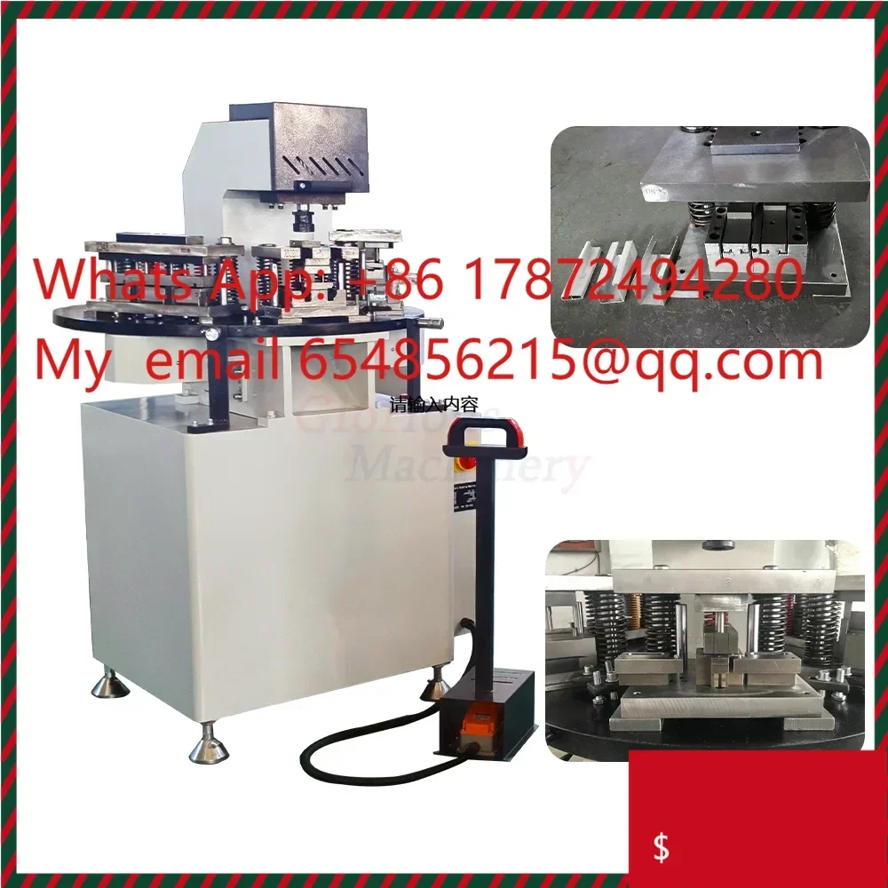 6 Position Sliding Window Profile Punching Machine - Hydraulic Pneumatic Aluminum Door & Window Equipment