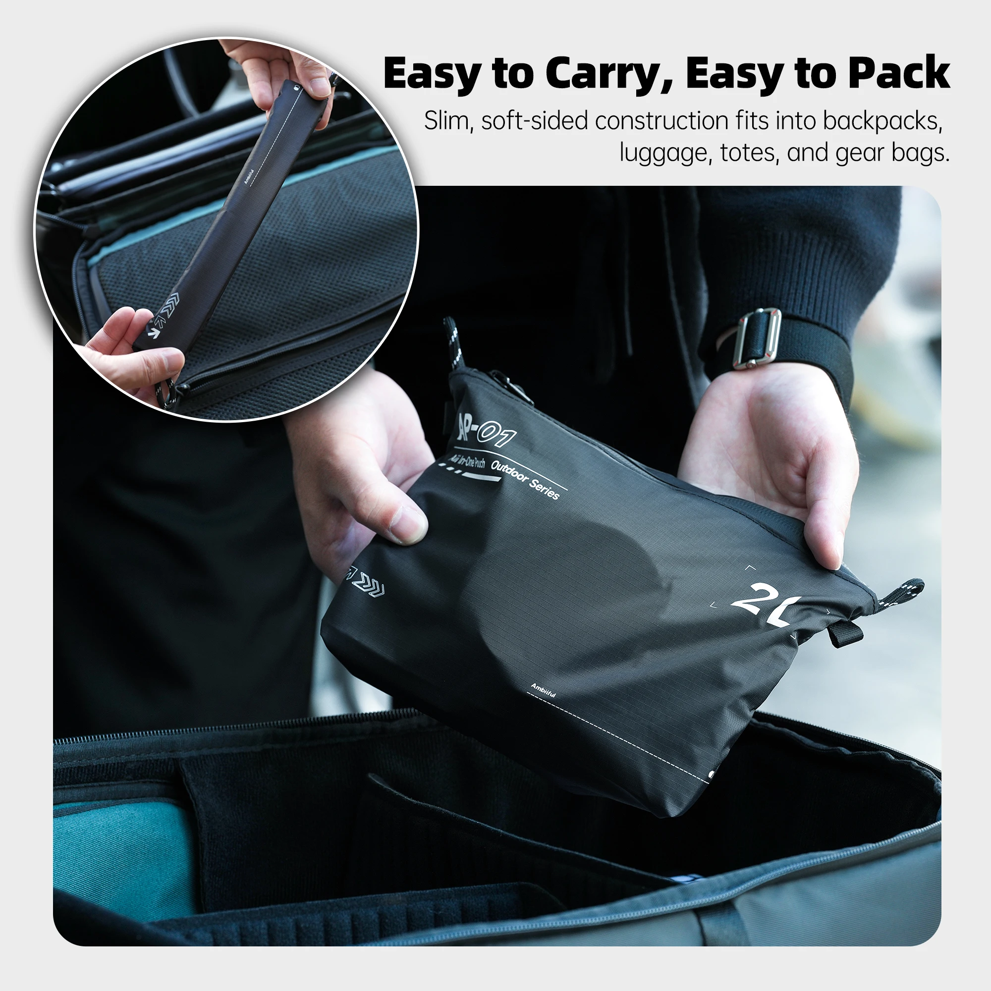 Tas Penyimpanan Luar Ruangan A - Travel Accessories Organizer Bag ulasan dan harga