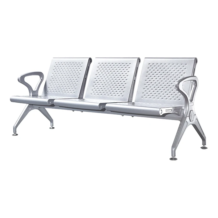 Modern Design Steel Plate Waiting Chair 234 Seaters Clinical Bench for Hospital or Airport Clinical Waiting Room Use