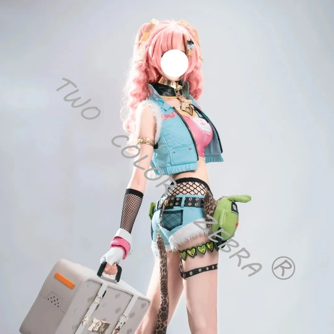 Nicole Demara Cosplay New Skin Costume Cute Full Outfit with Plush Toy & Accessories for Anime Conventions Halloween Party