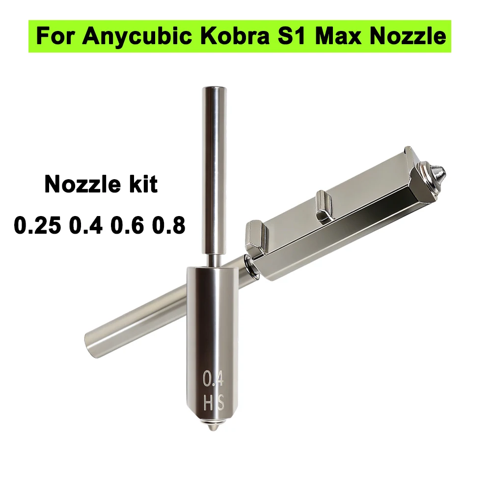 For Anycubic Kobra S1 Max Nozzle Heatbreak Hotend Quick Install Replacement Kobra S1 Max Zubehör Kobra S1 Max Nozzle Parts