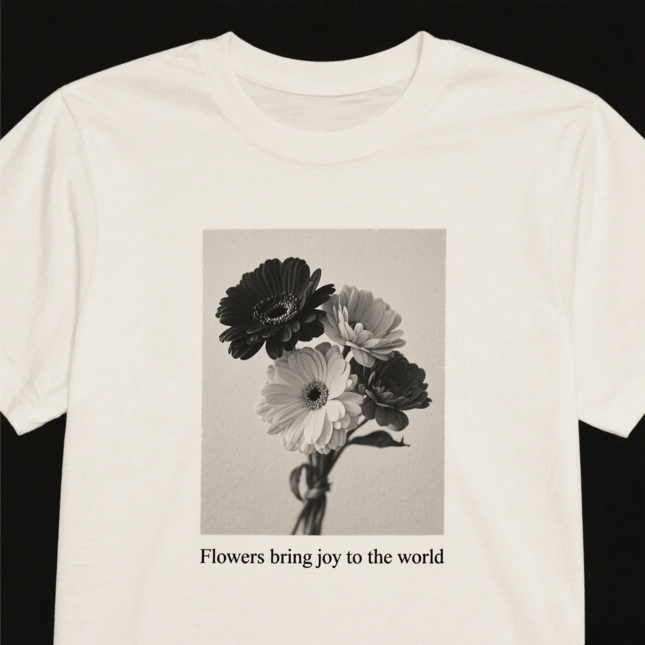 Camiseta de algodón de marca de lujo para hombre y mujer، camiseta de manga corta con estampado Graffico de flores y feeling