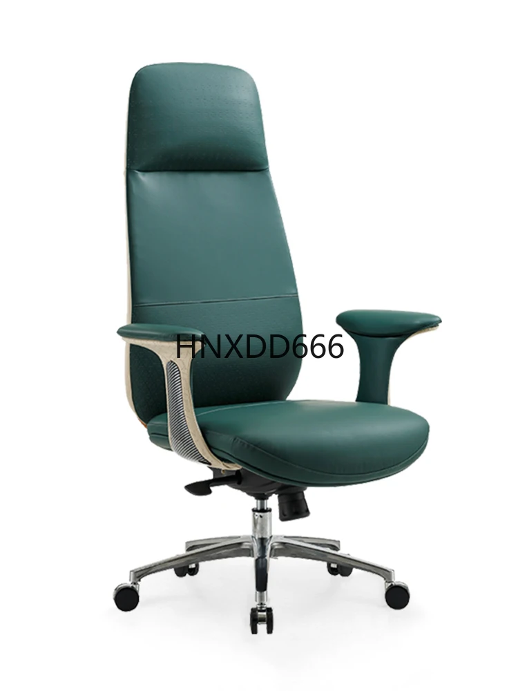 

Business negotiation leather boss chair office class chair comfortable