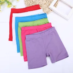 Summer New Girls' Leggings Fashion Versatile Anti Glare Safety Pants Breathable 3/4 Pants