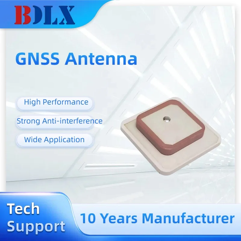 High Quality 25*25mm Single Feed Stacked Patch GPS L1 L2 Passive Antenna GNSS