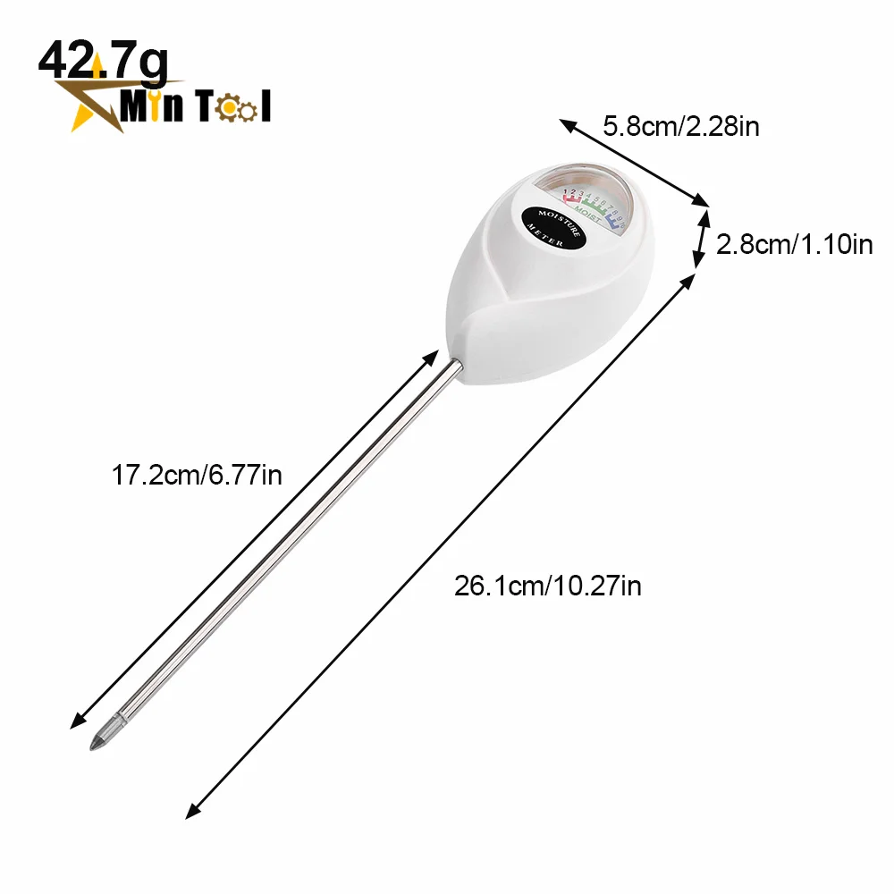 Moisture PH Meter 3 in1 Soil Water Acidity Humidity Light PH Test Garden Plants Flowers Moist Tester Testing Instrument