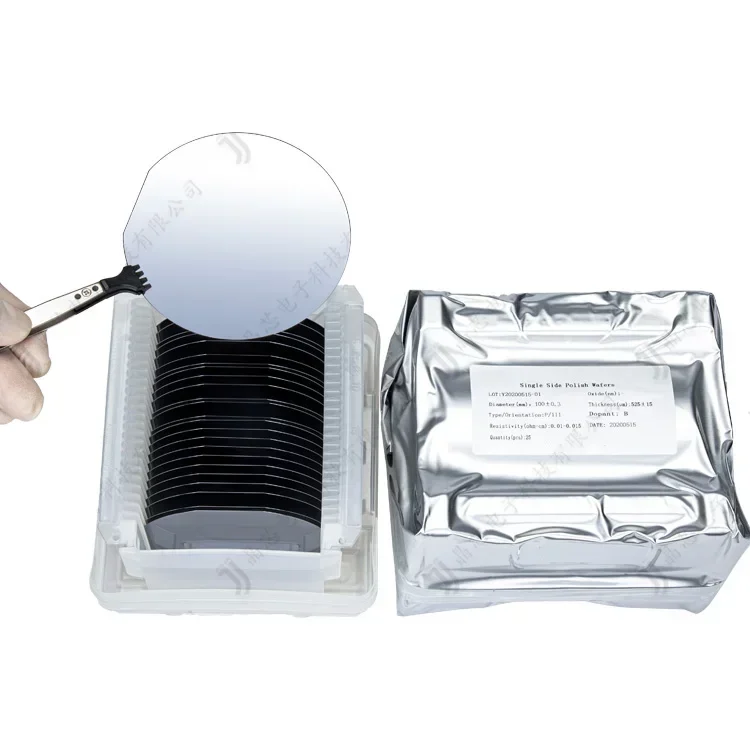 1Piece 2icn 4inch 6 Inch 8inch Polished Silicon Wafer, Monocrystalline Silicon Substrate, Silicon Oxide Wafer