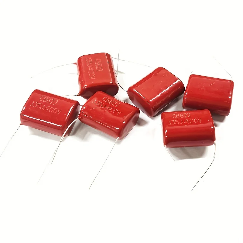 10-50PCS 400V CBB ตัวเก็บประจุ 335J 3.3uF/3300nF P20mm ตัวเก็บประจุฟิล์มโพลีโพรพิลีน