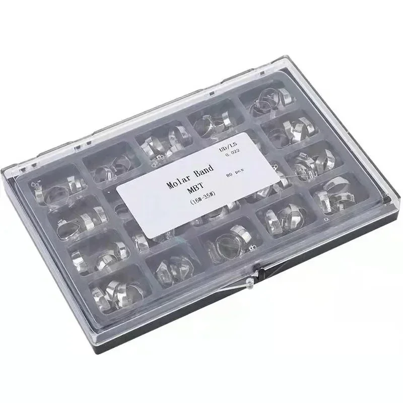 

1pc Dentals orthodontics molars plain bands Molars Band with Tubes Roth/Edgewises/First Molarss Tubes,Orthodontics Dentals