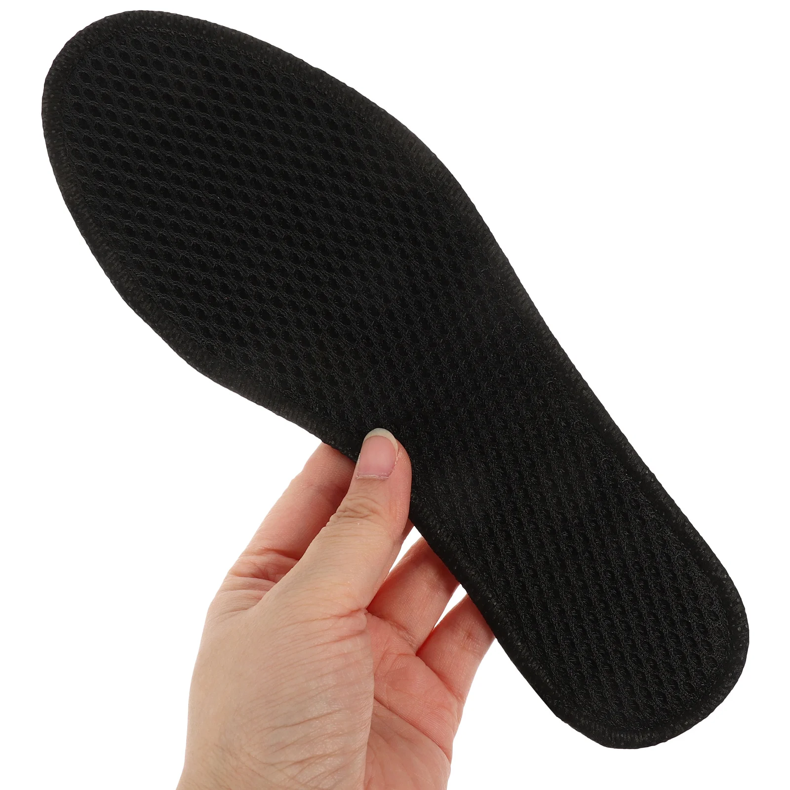 

2Pairs Bamboo Charcoal Insoles Wear Resistant Breathable Odor Absorbing Foot Care Shoe Pads Size 43 Black Shoe Pads