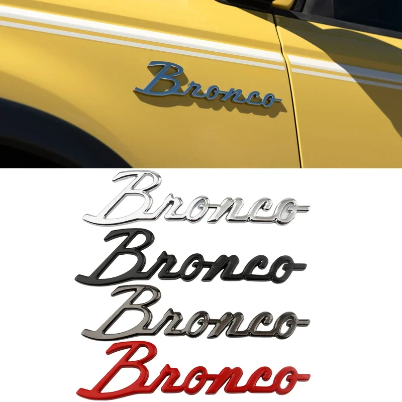 

ABS Car Body Emblem Rear Trunk Badge Sticker for Ford Bronco Fiesta Focus Mondeo Kuga Ranger Mustang Ecosport GT Transit