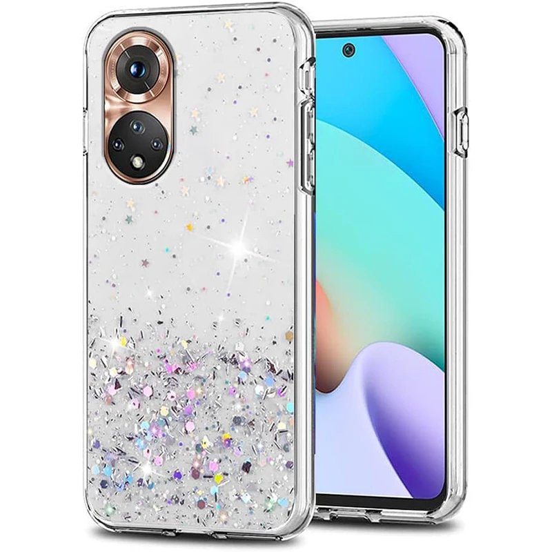 Luxury Glitter Silicone Case For Huawei Honor 20 Lite 30 50 60 70 80 Pro Rus 20s 30s 50 Se Ultra Thin Soft Back Cover Coque Capa