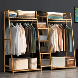 Rack de roupas de pé, organizador de vestido de luxo, minimalista, economizador de espaço, guarda-roupas, sala de estar, porte manteau, móveis da moda