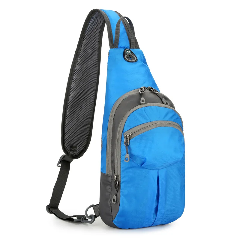 HikingDaypack-Bolso de Montañismo para exteriores, para el pecho bandolera de un solo hombro, riñonera deportiva, novedad