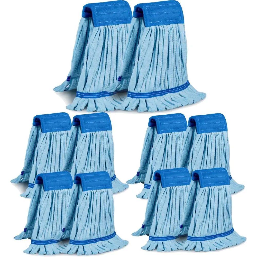 

Heavy-Duty Industrial Wet Mop Refills - Large, Thick Fiber, Extra Absorbent, 400GSM