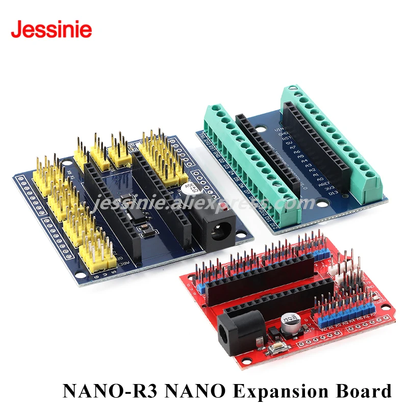 NANO V3.0 Controller Terminal Adapter Expansion Board Prototype IO Shield R3 Multi-purpose Development Module for Arduino