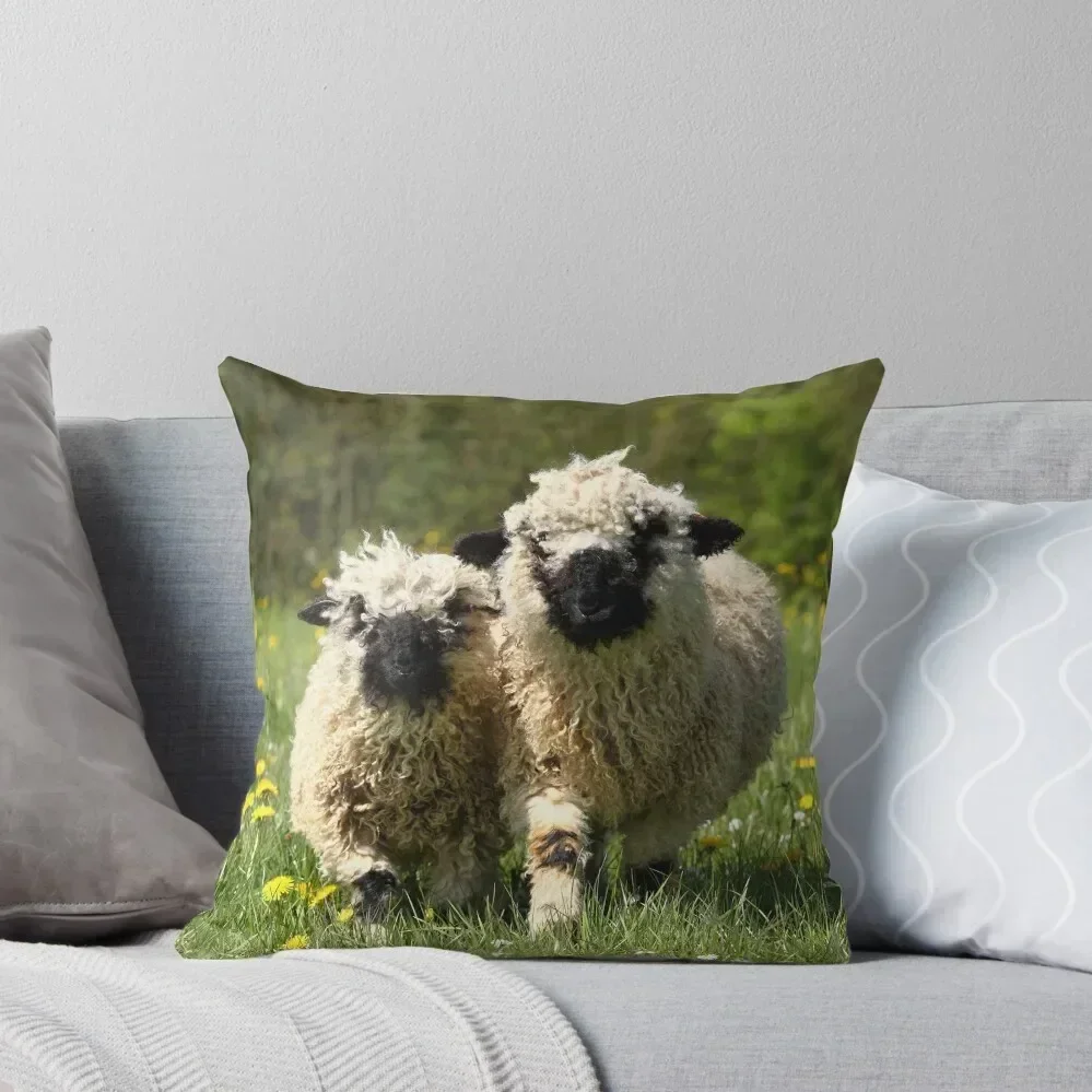 

Valais black-nosed sheep Throw Pillow Christmas Covers Christmas Pillow sleeping pillows Decorative Cushions pillow