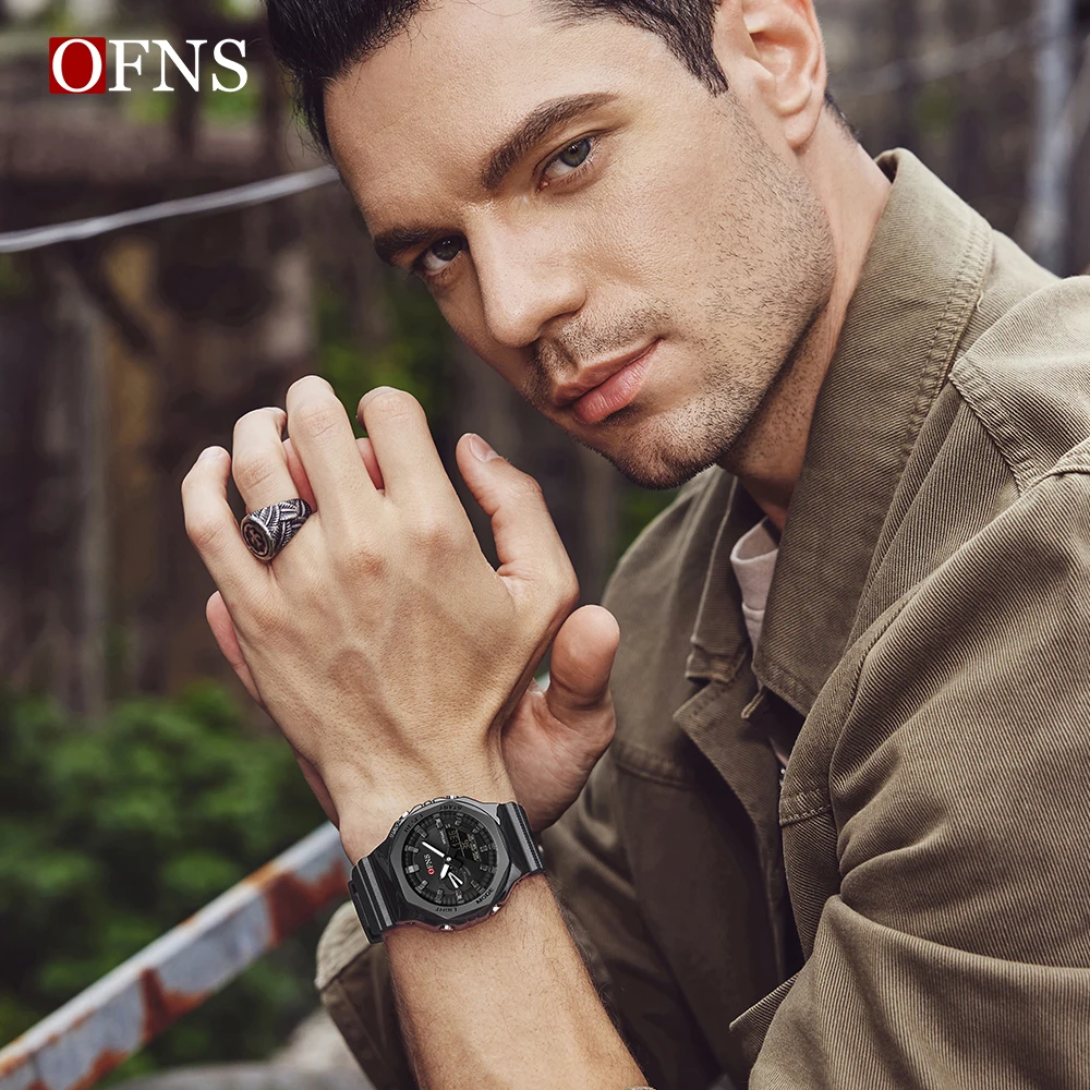 OFNS Top Brand Luxury G Style Electronic Watches Men Military Sport Waterproof LED Digital Watch Men High Quality Quartz Clock