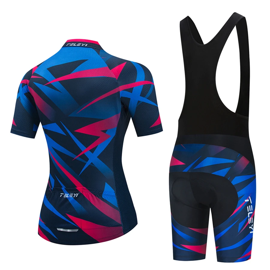 Pro 2024 Woman Short Sleeve Cycling Jersey Set Sports Outfit Bike Clothing Kit Mtb Maillot Cyclist Bicycle Clothes