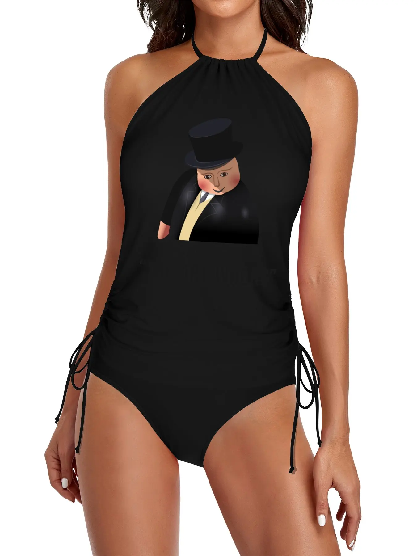 

Fat Controller Meme T-shirt Split Swimsuit Set cute swimsuit swimsuit Women's two-piece swimwear beach outfit woman
