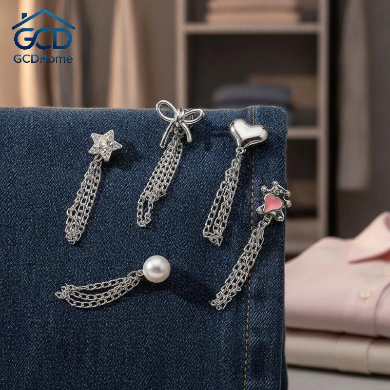 Clothing Clips 5Pcs Cute Decorative Multi-Function Non-Slip for Shirts Fixing Home Laundry Travel Wardrobe Storage