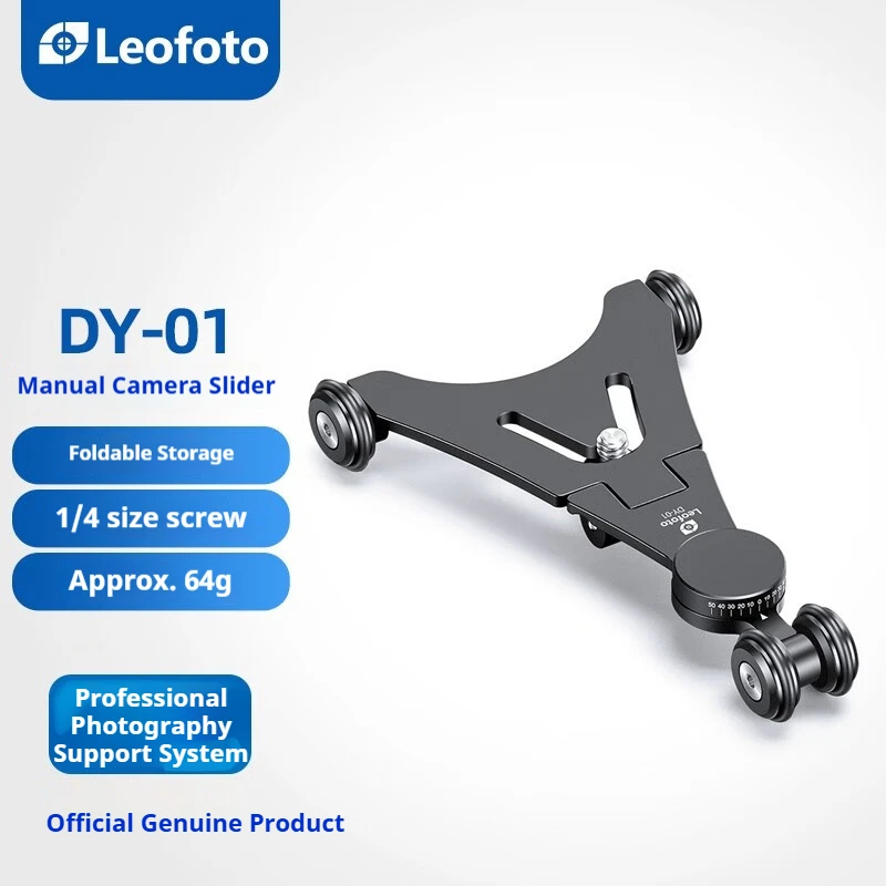 

Leofoto DY-01 Foldable Manual DSLR/Smartphone Tripod Stand (Does Not Include Phone Clamp)