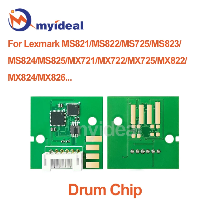 58D0Z00 Toner Cartridge Chip For Lexmark MS821 MS822 MS725 MS823 MS824 MS825 MX721 MX722 MX725 MX822 MX824 MX826 B2685 MB2770